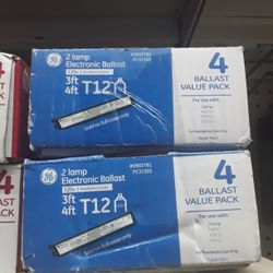 2 LAMP ELECTRIC BALLAST  3FT 4 FT  T12