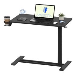 Adjustable Height Laptop Table (White)