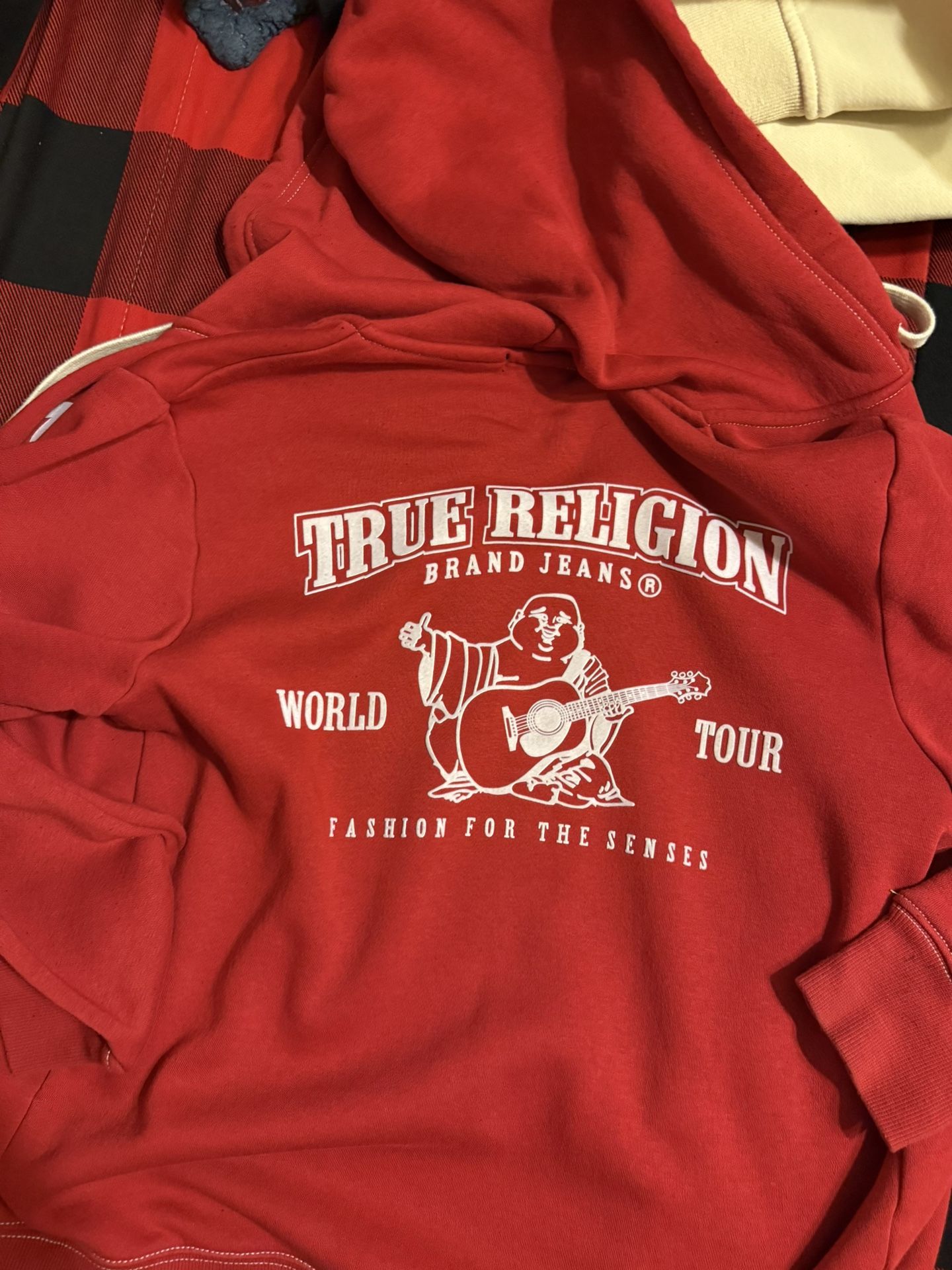 Red True Religon Hoddie