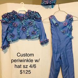 Periwinkle Girls 2 Pc With Hat Pageant Sportswear/ Fun Fashion! Like New 
