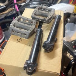 Bmx bike cranks