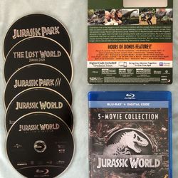Jurassic Park 5 Movie Blu-ray 