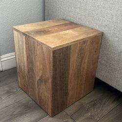 Wood accent table