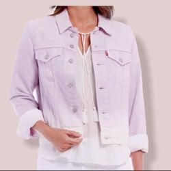 Levi’s Purple Ombré Denim Jacket