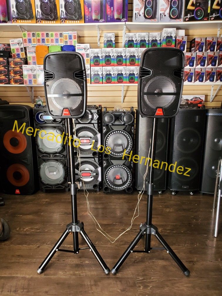 Bluetooth Speaker 8"  SET - New in Box❗️STAND INCLUDED ❗️SUPER DEAL