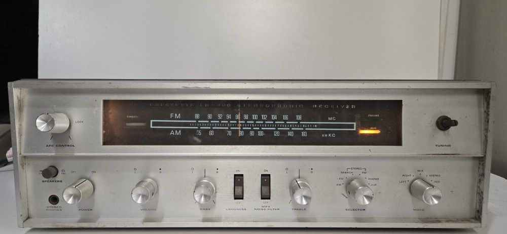Lafayette LR-400 Receiver Tube - Test Sounds Great ( Works Perfect )