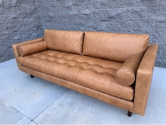 Leather couch