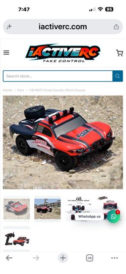 Remote control car. Volantex RC Speed Pioneer Shourt Course 1/18 785-2
