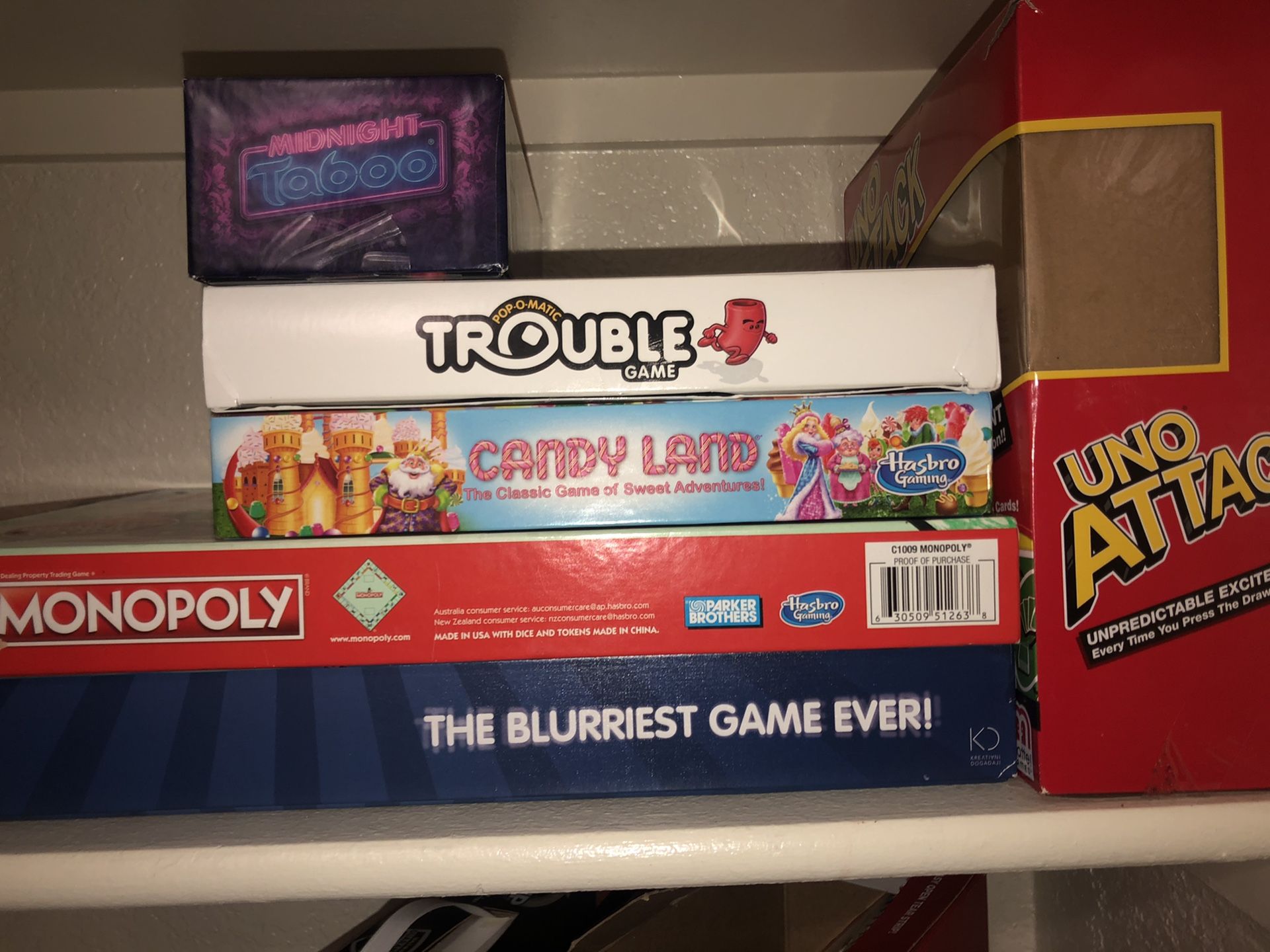 Set of 6 board games