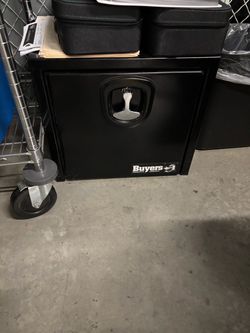 Buyers Products Black Steel Underbody Truck Tool Box