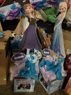 Frozen Theme Center Pieces