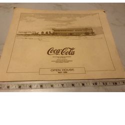 🔥VTG 1989 SOUVENIR PRINT COKE COLA  BOTTLING COMPANY MONTGOMERY, ALABAMA!💎