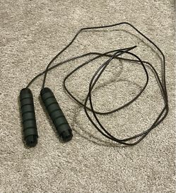 Weighted Black Jump Rope
