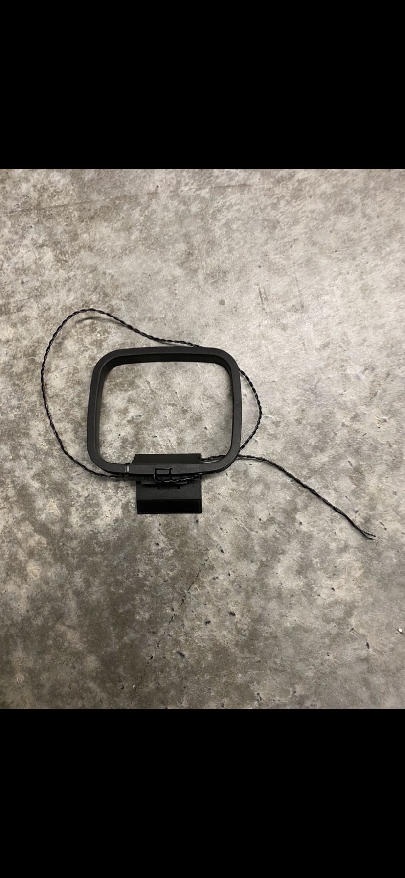 AM FM Loop Antenna Aerial Connector for Stereo Audio Receiver System Indoor