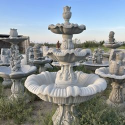 New Water Fountain Made Out Of Cement Perfect Gift 