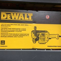 Dewalt New 1/2” Joist Drill