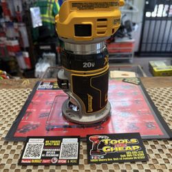 DEWALT 20V MAX XR Cordless Brushless Fixed Base Compact Router (Tool Only)