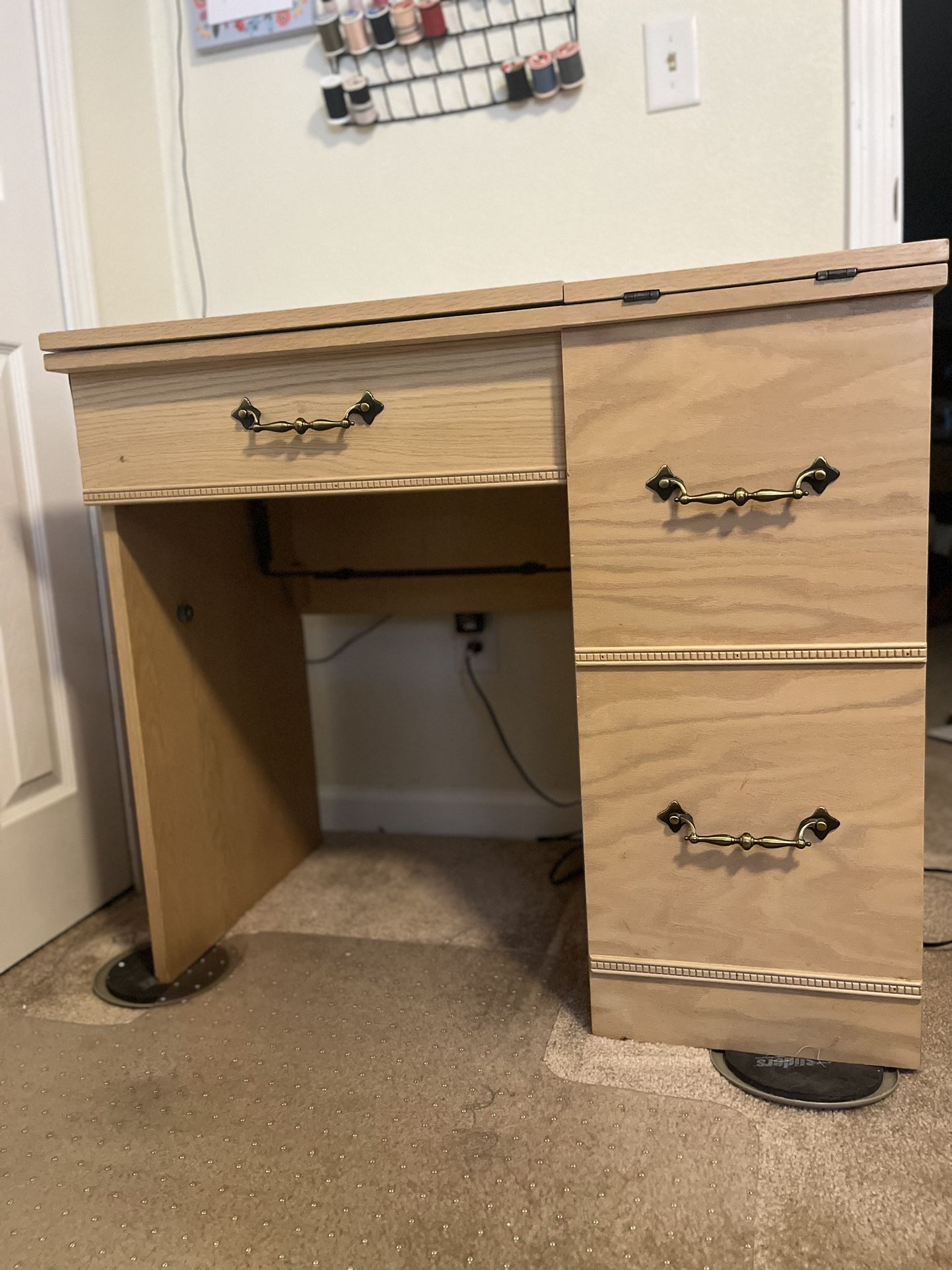 Sewing Machine Cabinet.