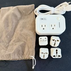 Foval Universal Traveler Adapter/stepdown 220-110voltage