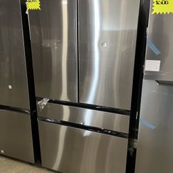 Samsung Bespoke Stainless Steel Four Door Refrigerator HSB9
