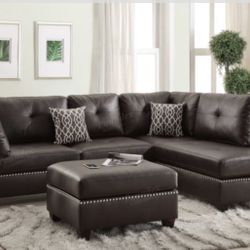 Sectional Sofa + Ottoman