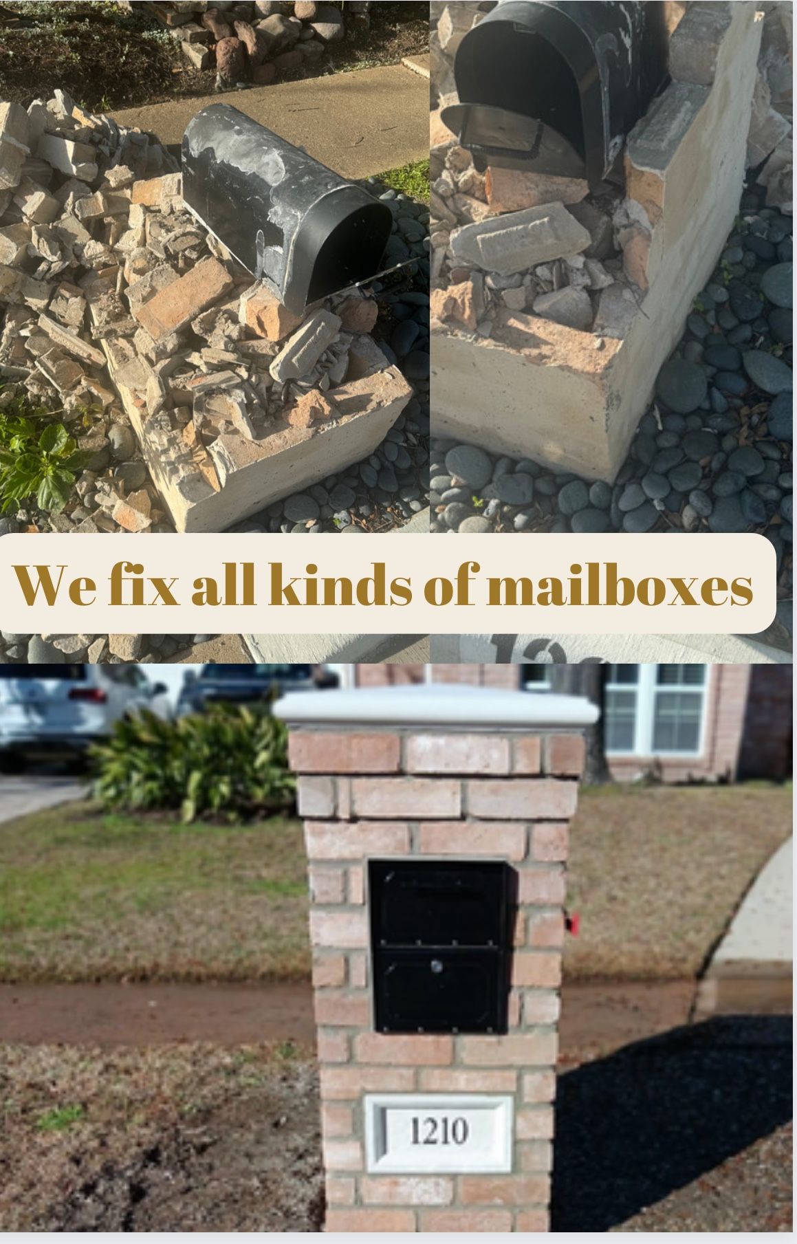Brick Mailbox