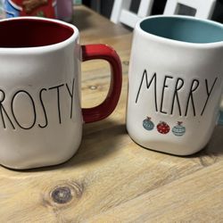 Rae Dunn Christmas Mugs