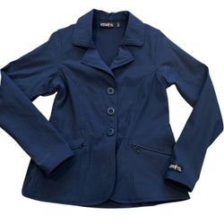 Kerrits Kids Stretch Competition Show Coat Navy Size Small Equestrian