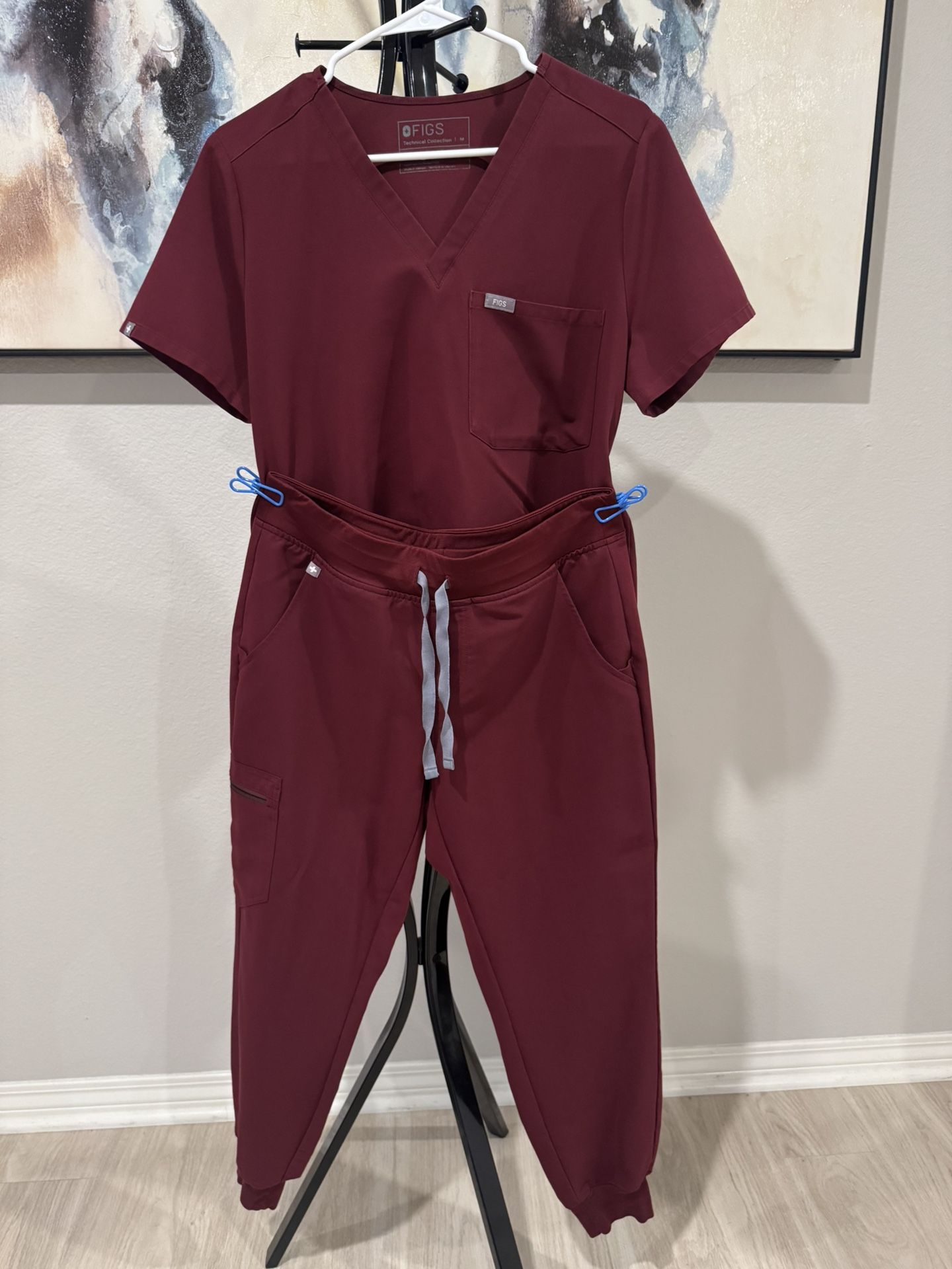 Figs Scrubs Top & Bottom Set