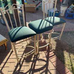 Metal Hi Chairs and Stool