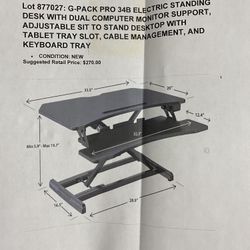 Electric Standing Desk Top 