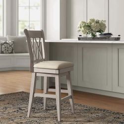 Furgle 30 inch Bar Stools Counter Industrial Farmhouse Backrest Chair