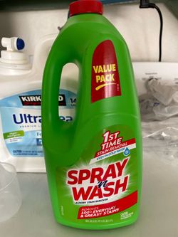 Spray & wash stain remover