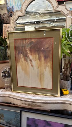 Mid Century signed watercolors