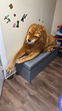 Large Stuffed Lion