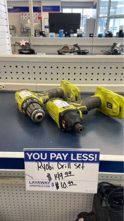 Ryobi drill set