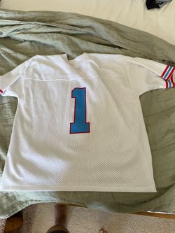 Vintage Logo 7 Houston Oilers Warren Moon Jersey