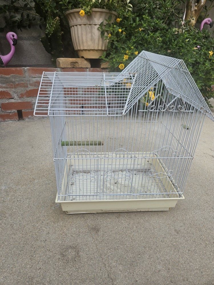 White Bird Cage
