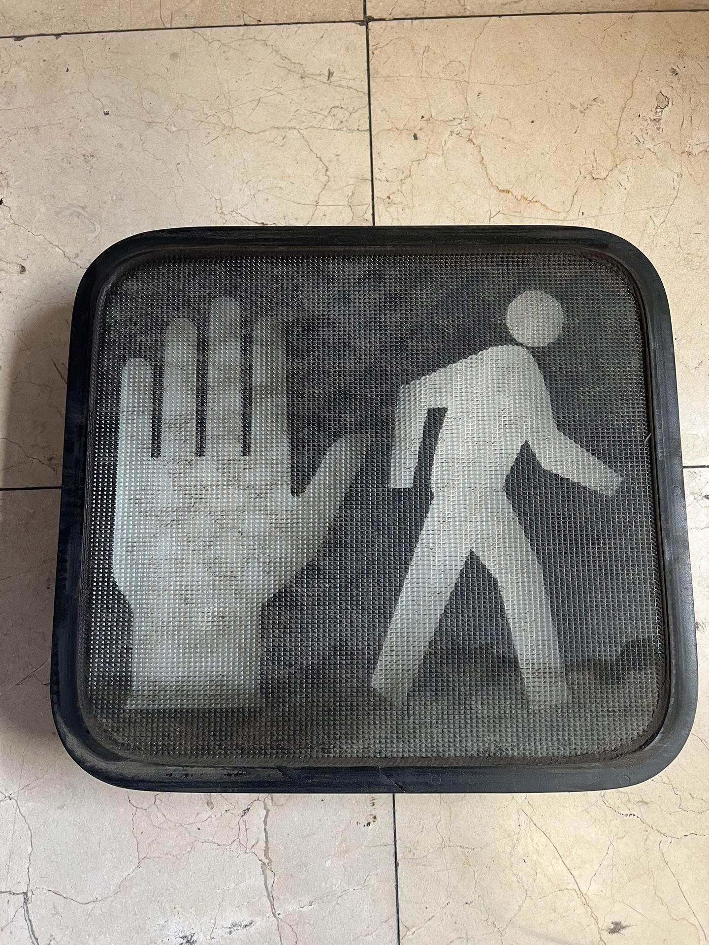 Indicator Controls Corp. PEDESTRIAN STOP TRAFFIC SIGNAL SQUARE LIGHT