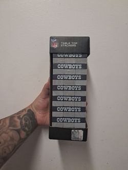 Dallas Cowboys NFL Wild Sports Table Top Wood Stacker