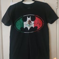 Ladies Mexican Batman Shirt Top Sz Small