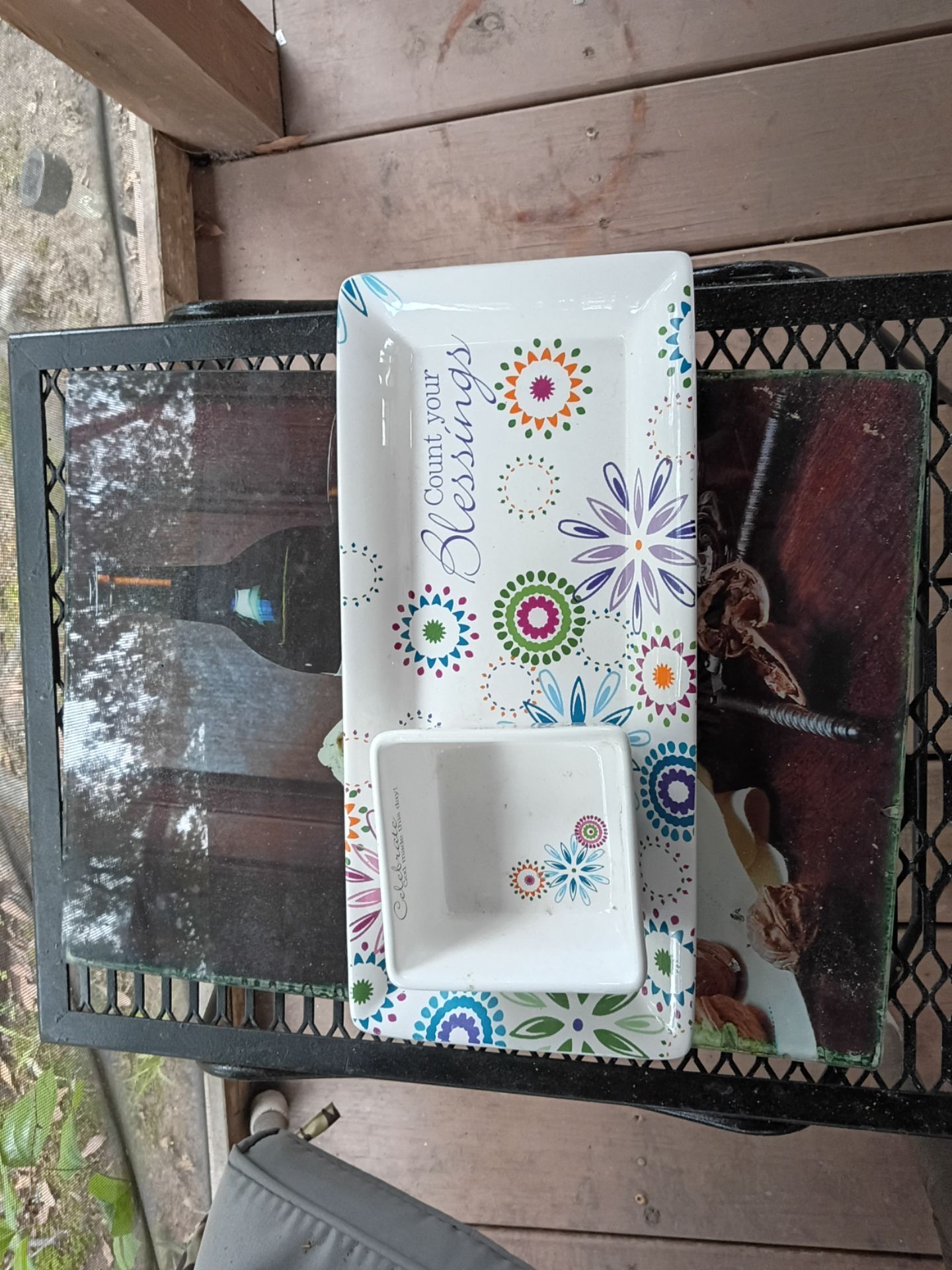 Retro Bright Plate with matching cup