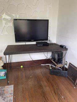 Cork desk or table