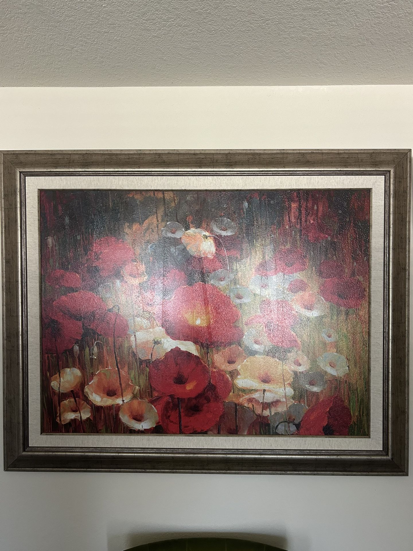 Framed Floral Painting 