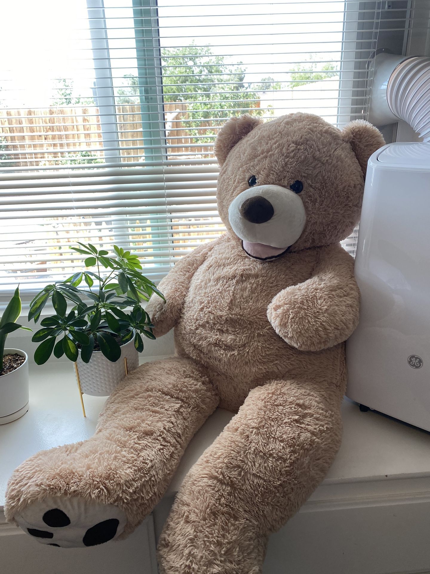 Giant teddy bear light brown