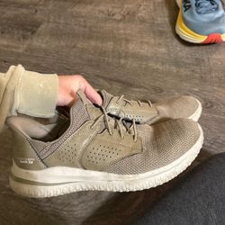 Light Brown Memory Foam Skechers