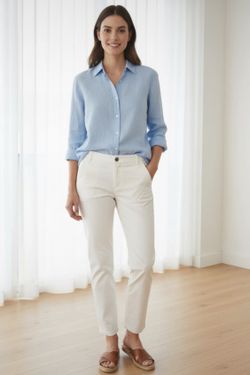 Zara white trousers 
