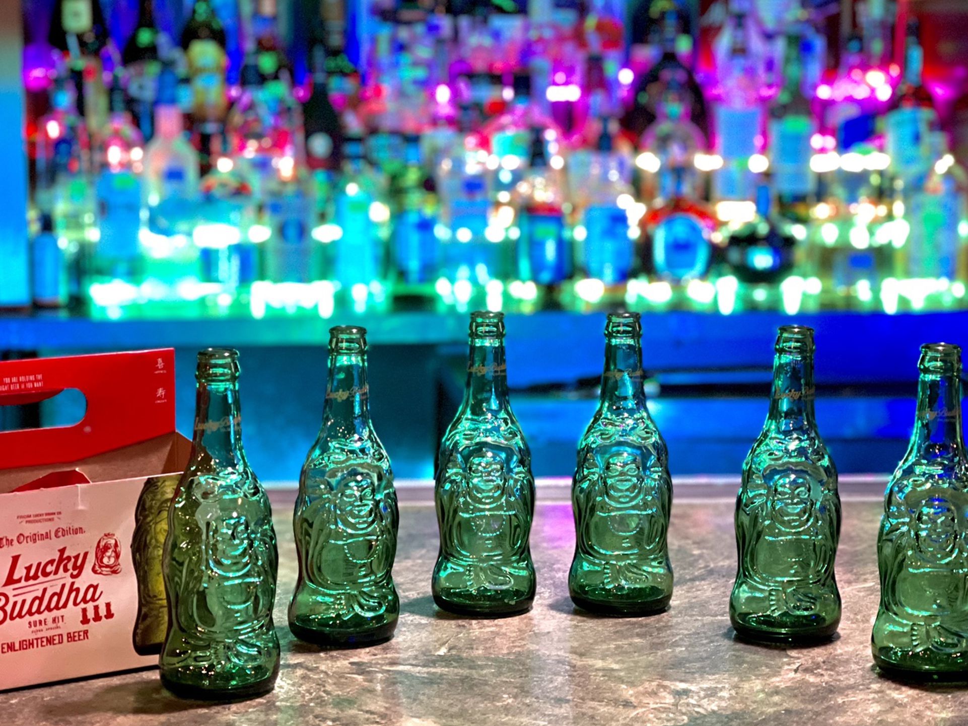Lucky Buddha Beer Bottle