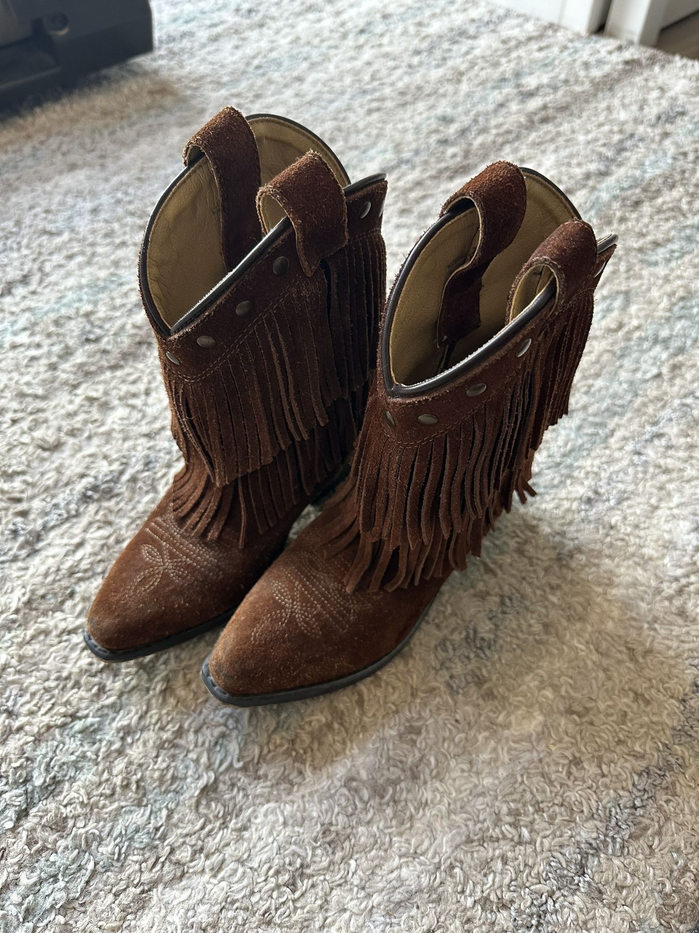 Shyanne - Girls Fringe Cowboy Cowgirl Boots