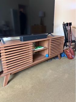 Mid century modern tv stand